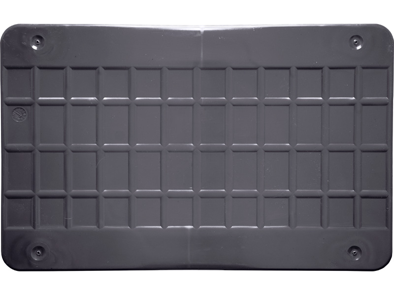 Ящик сплошной 600×400×340 мм, объем 60 л., арт.: 4-6434-1, чёрный, код: 25199