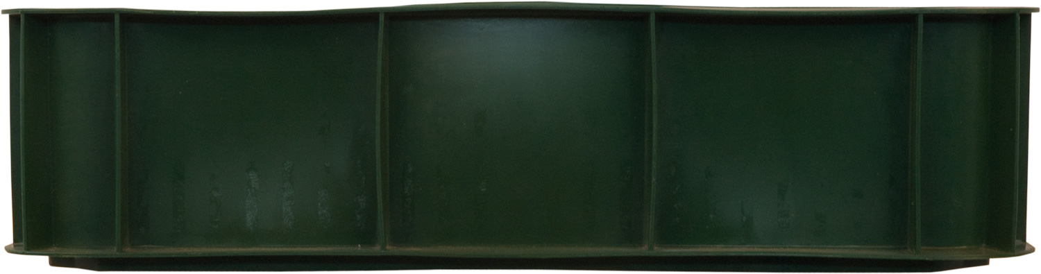 Ящик сплошной 430×330×110 мм, объем 12 л., арт.: 405, красный, код: 02959