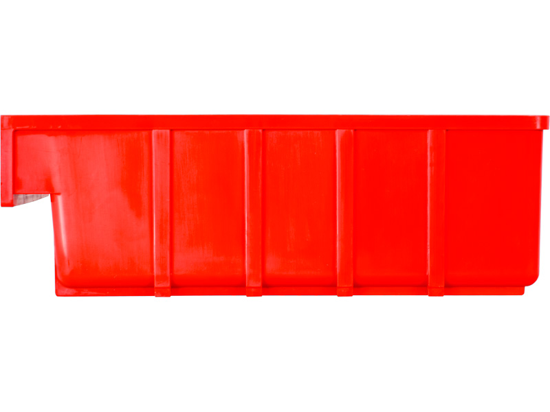 Ящик сплошной 300×185×100 мм, объем 5.55 л., арт.: 6002, красный, код: 10555