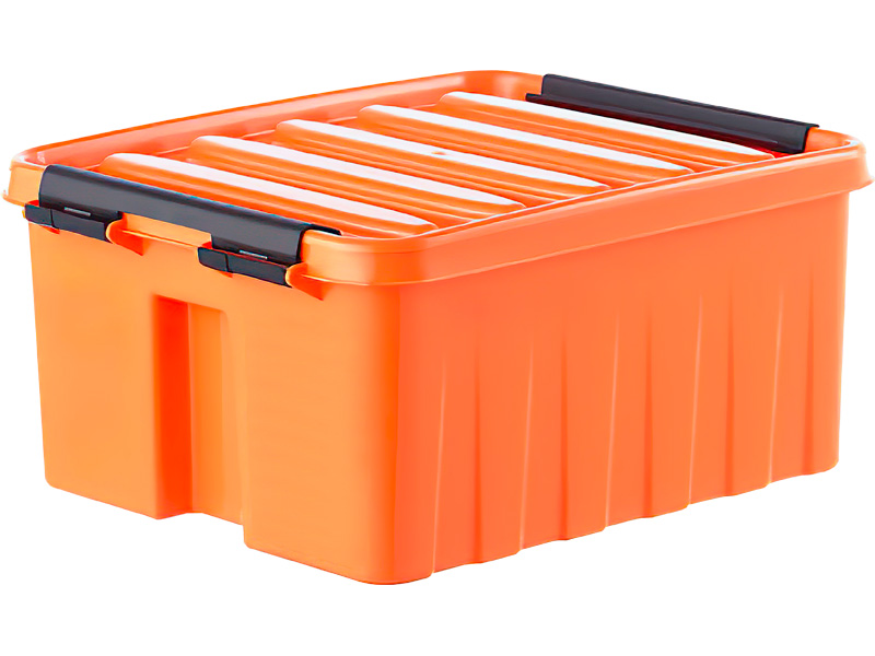 Ящик сплошной 210×170×95 мм, объем 2.5 л., арт.: Rox Box 2, оранжевый, код: 25317